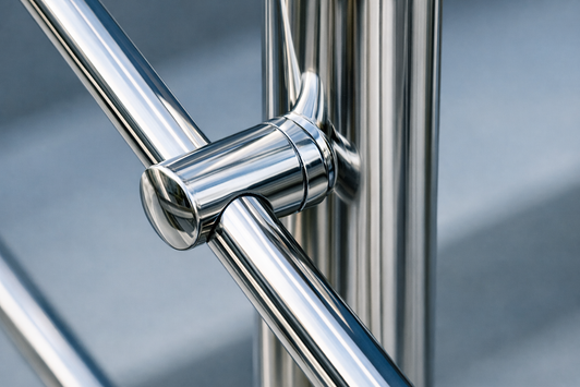 polished stainless steel