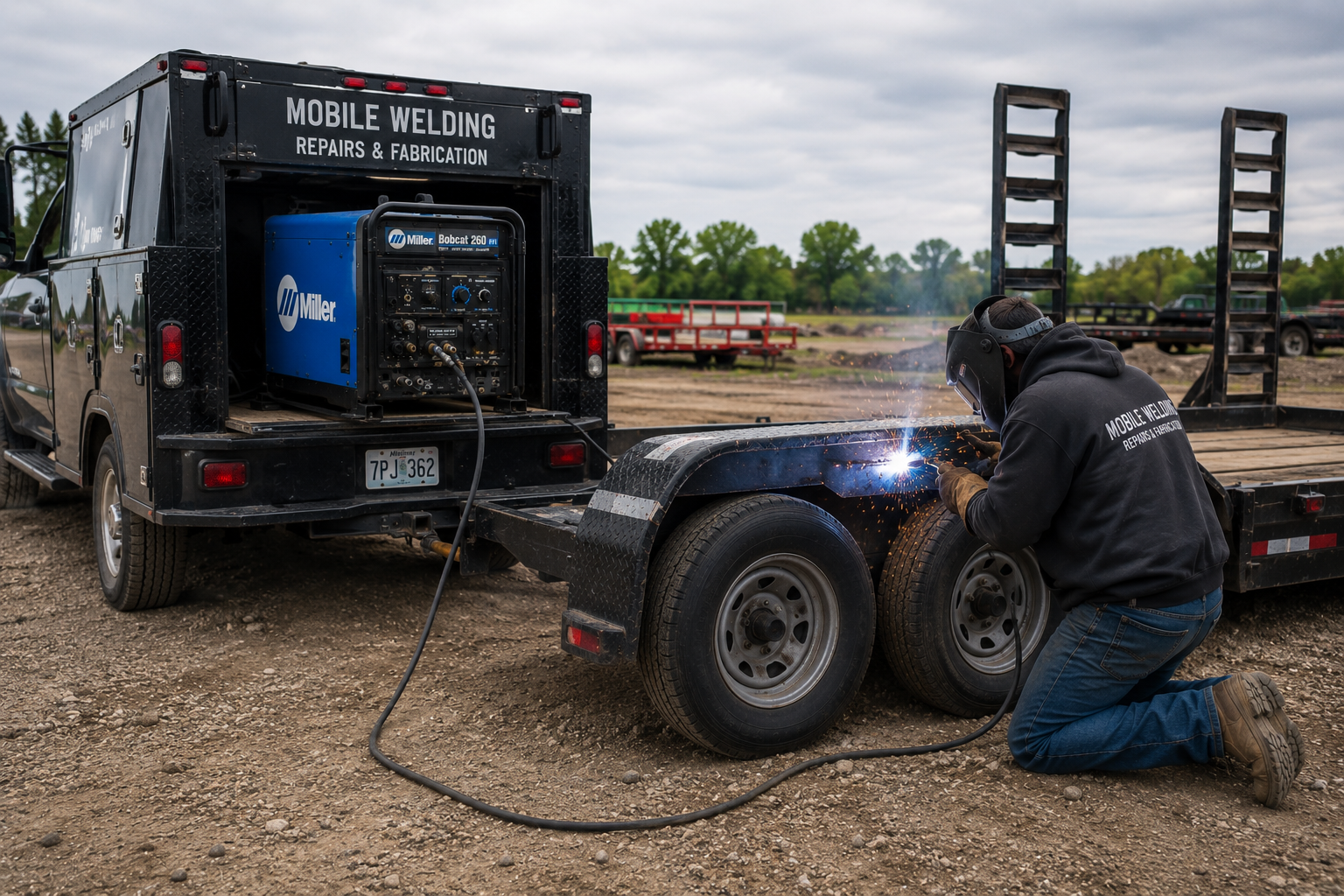 Trailer welding repair
