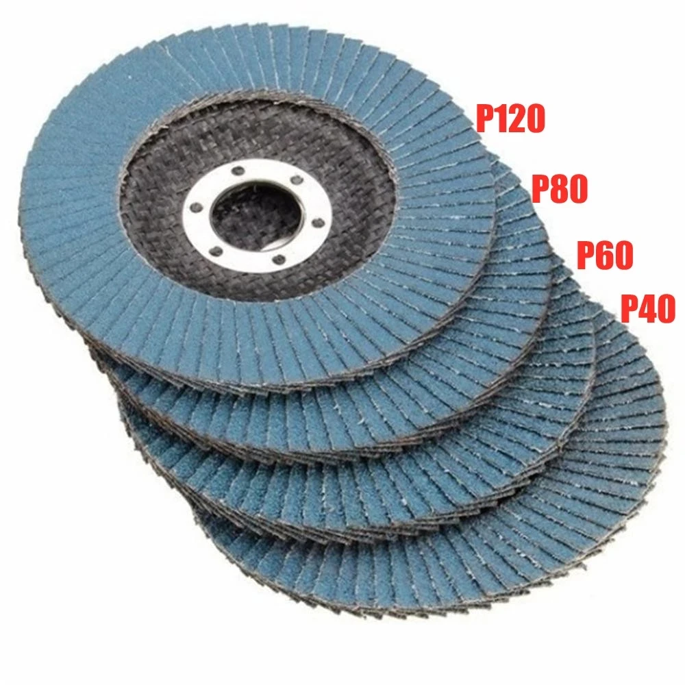 4.5 Inch Flap Discs for Metal Grinding & Weld Cleanup – 40/60/80/120 Grit - Image 6