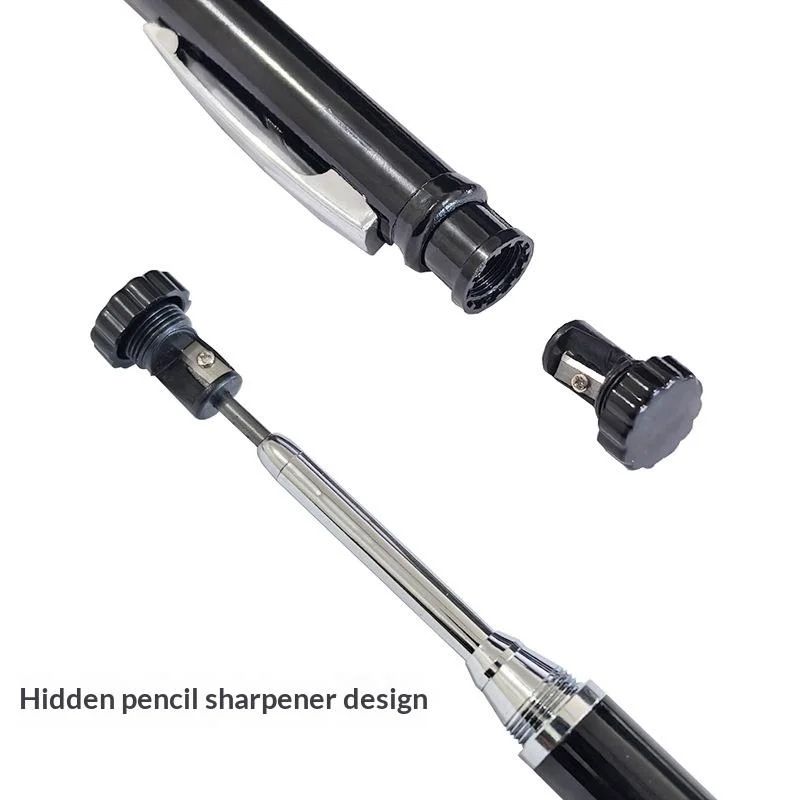 Deep Hole Metal Fabrication Pencil with Sharpener - Image 5