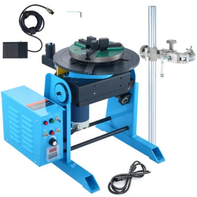 30KG Variable-Speed Rotary Welding Positioner Turntable – 0–90° Tilt, 1–12 RPM